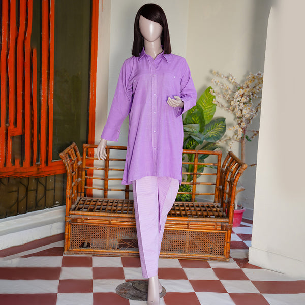 Mauve Khadar Shirt