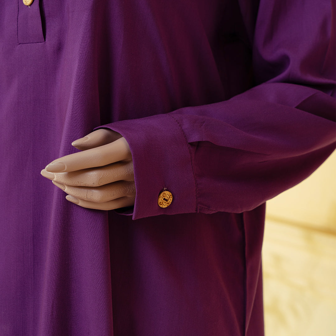 Violet linen shirt