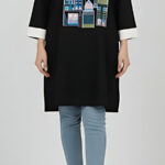 Black Embroidered Shirt