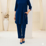 Handcrafted Zinc Velvet Embroidered Shirt