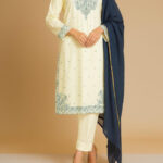 3 Pc Embroidered Lawn Suit