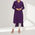 Violet linen shirt